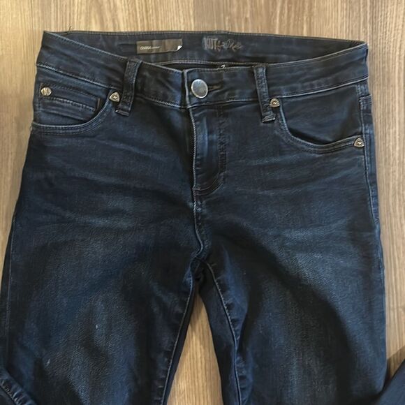 KUT FROM THE KLOTH DIANA SKINNY JEANS IN DARK WASH NO DISTRESSING SIZE 2 - Picture 4 of 8